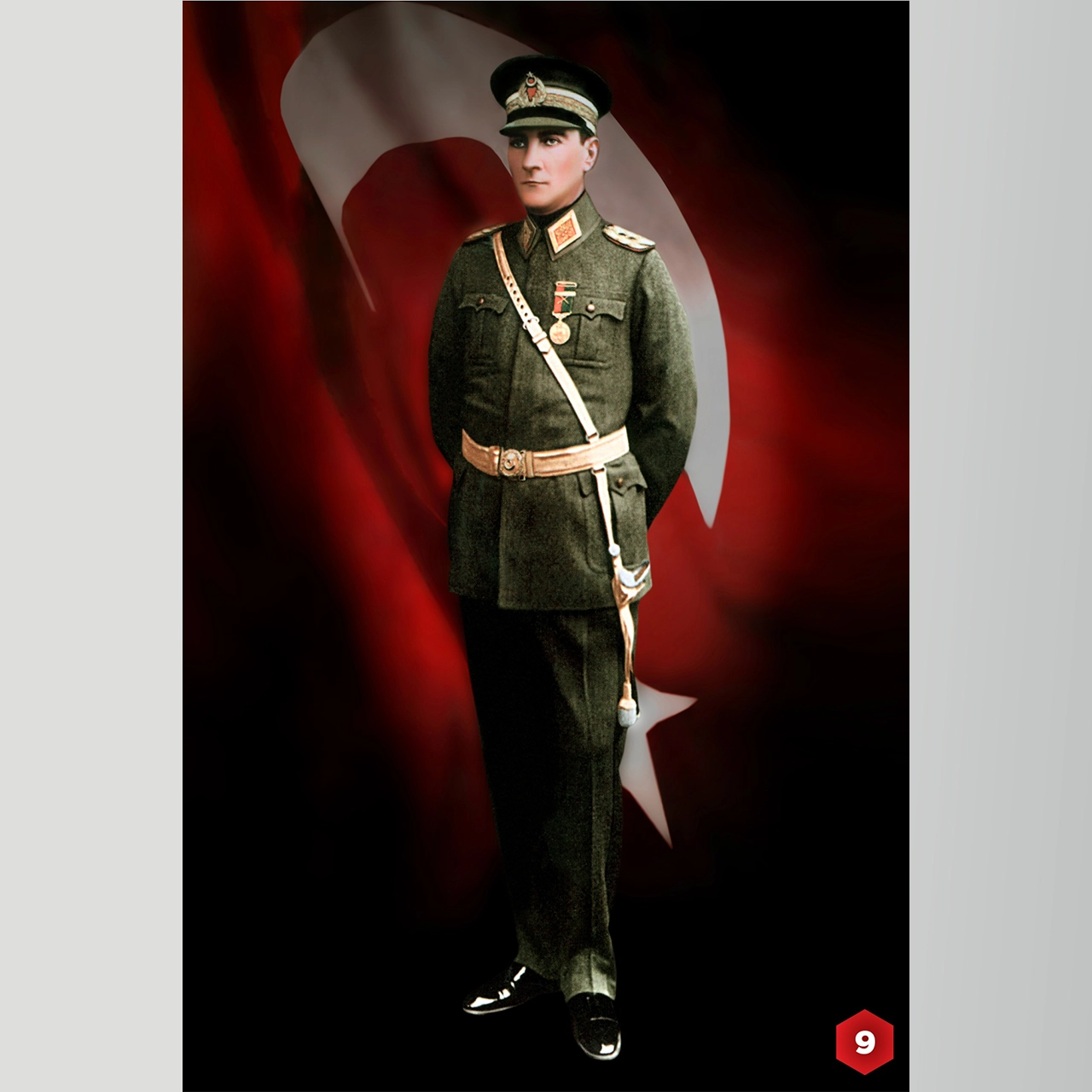 Atatürk Posteri 9 No