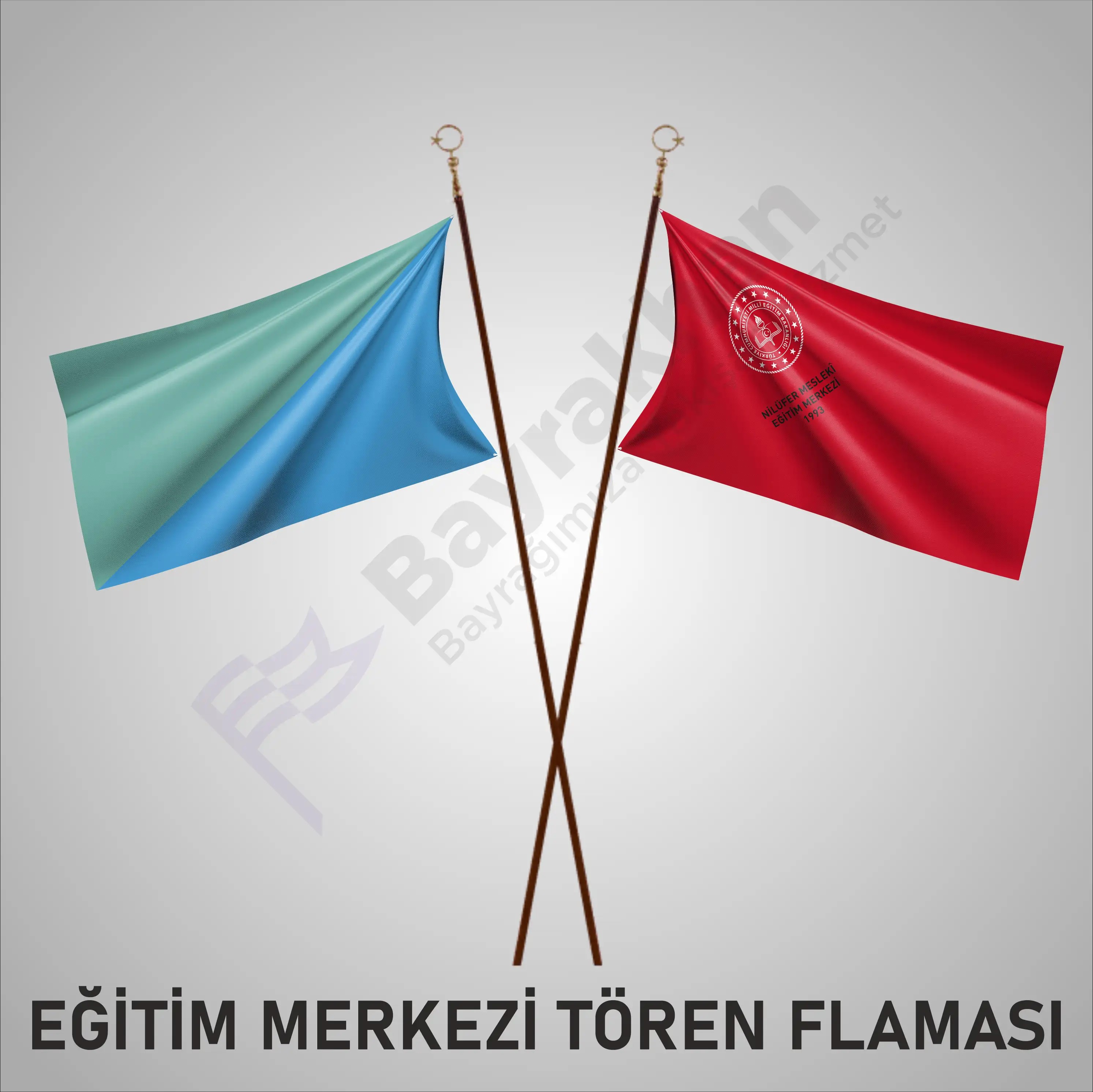 Eğitim Merkezi Tören Flaması Görsel