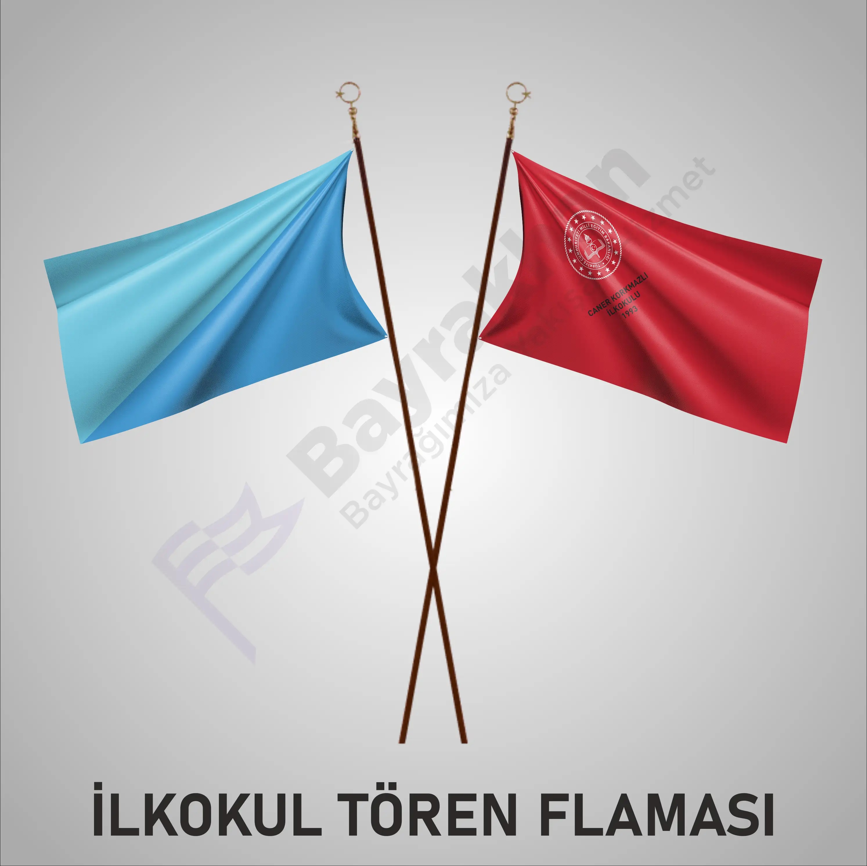 İlkokul Tören Flaması Görsel